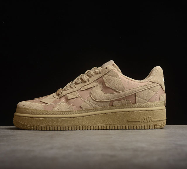 Billie Eilish x Nk Air Force 1 07 Low Mushroom 碧梨联名 空军一号低帮休闲板鞋 DQ4137-200 打造纯