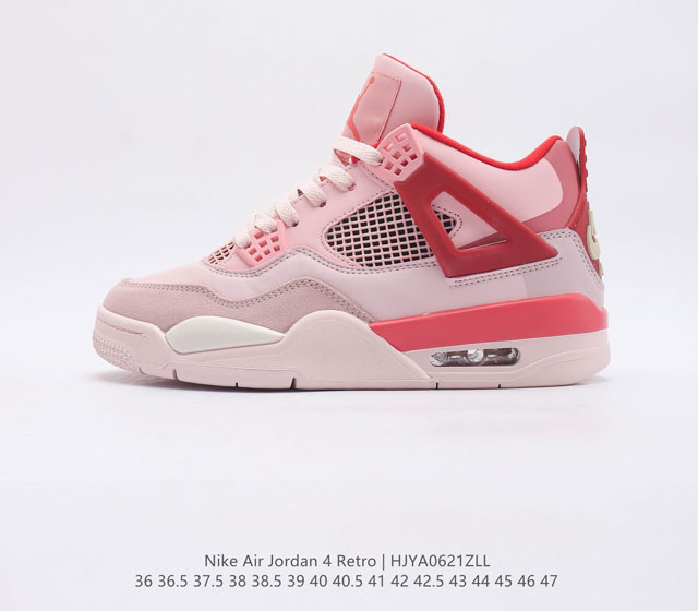 Nike Air Jordan 4 Retro Ogfire Red迈克尔 乔丹aj4代中帮复古休闲运动文化篮球鞋 货号 308497-106 尺