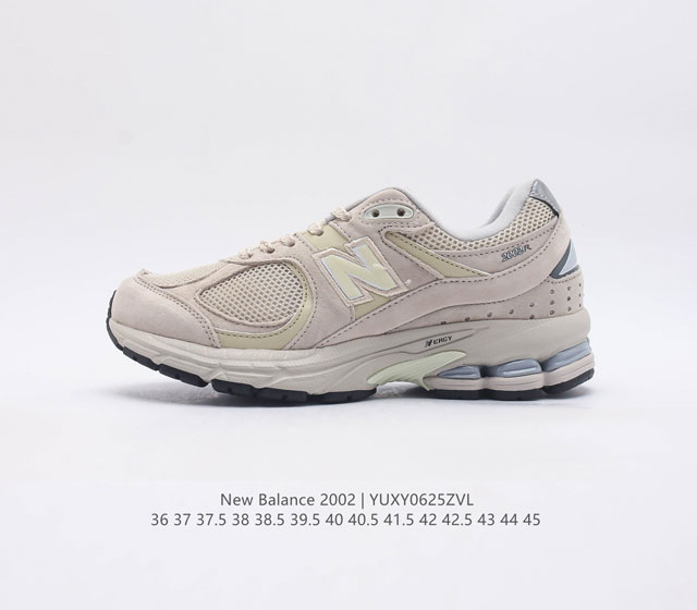 新百伦new Balance Ml2002 系列复古老爹风休闲鞋情侣百搭慢跑鞋运动男鞋女鞋 采用拼接网眼织物鞋面 后跟搭载外露缓震胶 货号 M2002