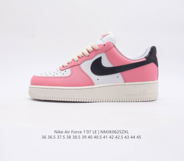 采用软质牛剖皮革鞋面材质全新af1 情人节 你心动了吗 耐克nike Air Force 1 07 Lowvalentine S Day空军一号低帮经典百