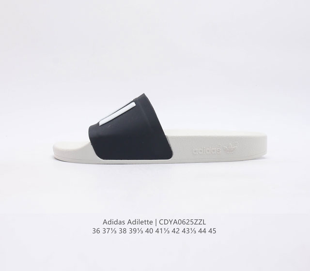 阿迪达斯adidas Adilette 夏季时尚舒适 高品质 一字拖鞋沙滩鞋 休闲运动拖鞋 脚极感致舒适 尺码 36-45 货号 Bd7593RR