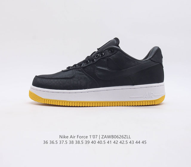 耐克 空军一号 Af1运动板鞋 陈冠希凝结集团clot X 藤原浩闪电fragment Design X Nike Air Force 1 Jt Prem