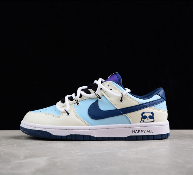 Nk Dunk Low Retro 海军熊猫 定制版解构绑带休闲板鞋dh9765-300 尺码 36 36.5 37.5 38 38.5 39 40 40