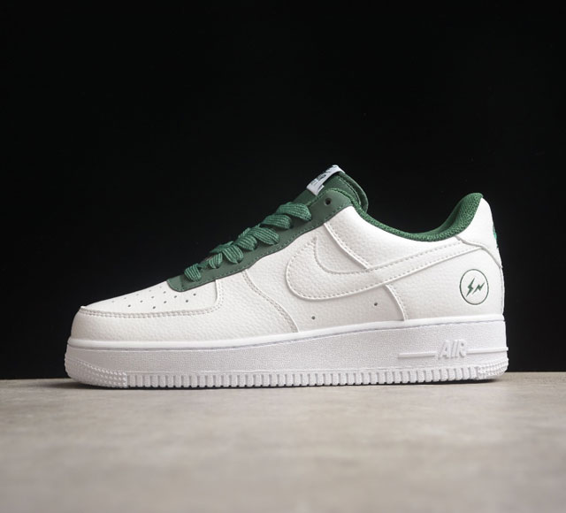 Fragment Design X Nk Air Force 1'07 Low 闪电 藤原浩联名 白绿 空军一号低帮休闲板鞋 Tt0801-602 打造纯正