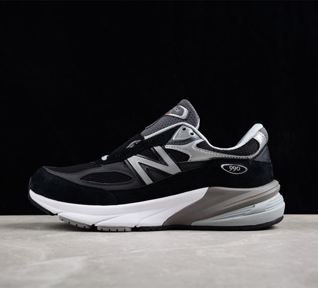 纯原版本 New Balance Made In Usa M990系列 高端美产血统经典复古休闲运动百搭老爹跑步鞋 M990Bk6 尺码 36 37 37.