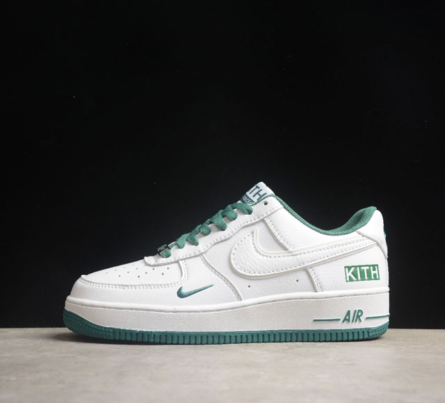 Kith X Nk Air Force 1'07 Low 联名白绿 空军一号低帮休闲板鞋 Kt1659-003 打造纯正空军版型#专注外贸渠道 全掌内置蜂窝