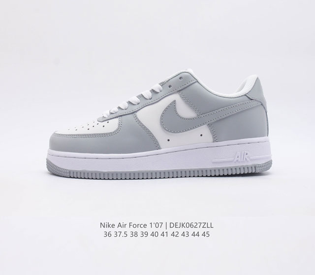 耐克nike Air Force 1 Low 空军一号 Af1 低帮百搭休闲运动板鞋 柔软 弹性十足的缓震性能和出色的中底设计 横跨复古与现代的外型结合 造就出