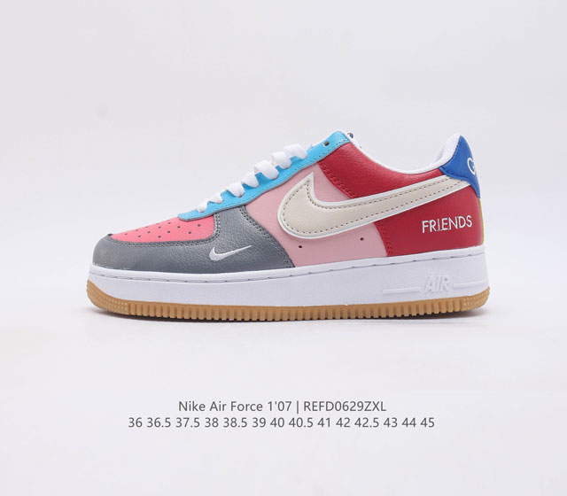 耐克 真标带半码 皮面 空军一号 Air Force 1 What The La 洛杉矶-纽约限定 签名款 低帮 板鞋 air Force 1以不对称鸳鸯设计呈