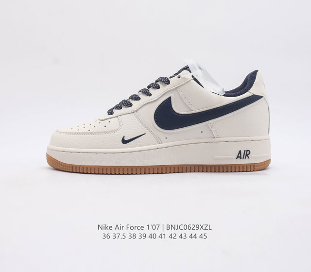 耐克nike Air Force 1 Low 空军一号 Af1 低帮百搭休闲运动板鞋 柔软 弹性十足的缓震性能和出色的中底设计 横跨复古与现代的外型结合 造就出