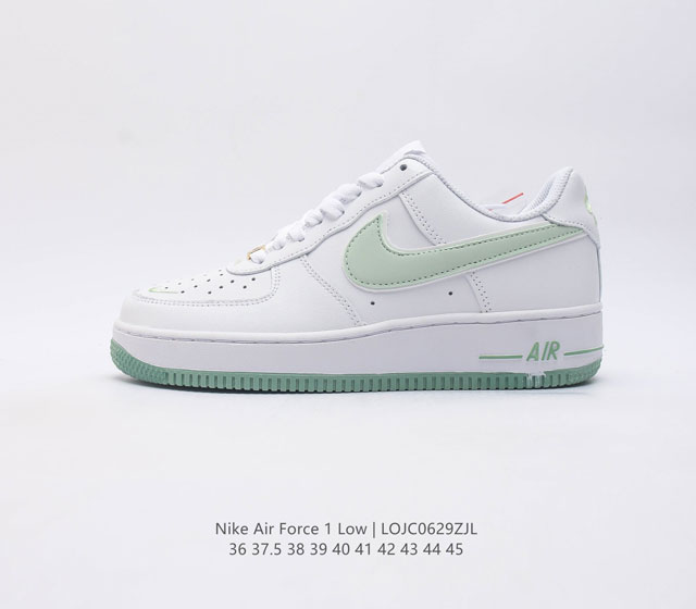 耐克nike Air Force 1 Low 空军一号 Af1 低帮百搭休闲运动板鞋 柔软 弹性十足的缓震性能和出色的中底设计 横跨复古与现代的外型结合 造就出