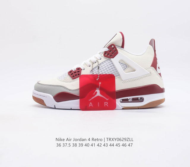 耐克 Nike Air Jordan 4 Retrowhat The迈克尔 乔丹aj4代中帮复古休闲运动文化篮球鞋 货号 Dr5415-101 尺码 3