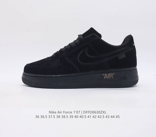 真标lv X Nike Air Force 1 Low 路易斯威登驴牌lv联名 空军一号低帮运动休闲板鞋 货号 Ia9Vd7 尺码 36 36.5 37