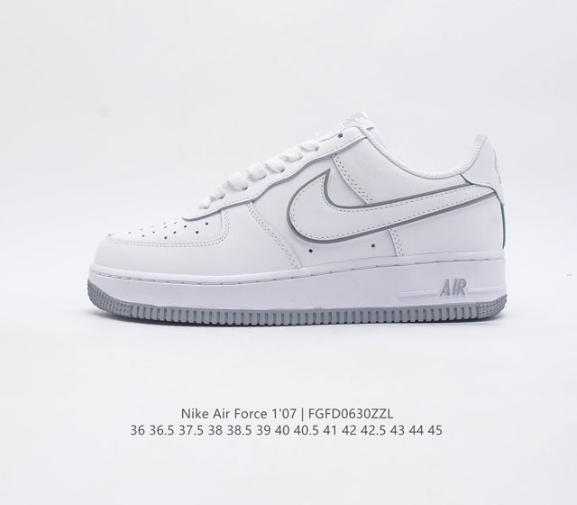 耐克nike Air Force 1 Low 空军一号 Af1 低帮百搭休闲运动板鞋 柔软 弹性十足的缓震性能和出色的中底设计 横跨复古与现代的外型结合 造就出