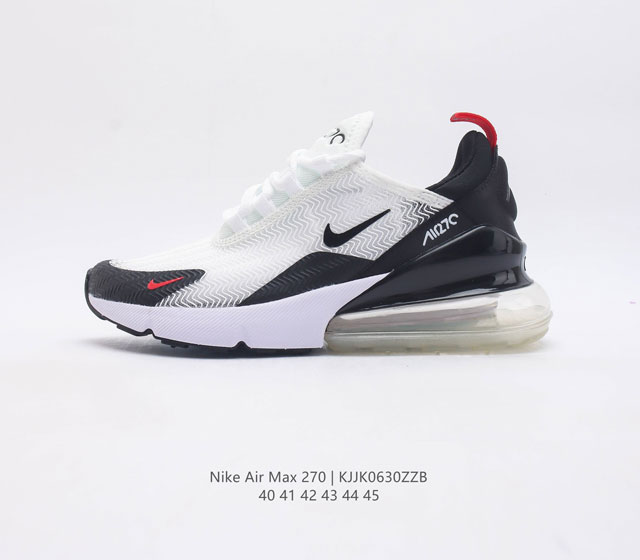 耐克 Nike Air Max 270 后半掌气垫缓震运动鞋时尚男女士跑步鞋 作为 Nike 休闲型 Air Max 鞋款 Nike Air Max 270