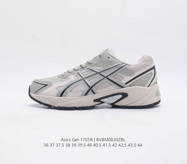 Asics 亚瑟士 Gel-170Tr 中性休闲运动鞋复古休闲鞋运动时尚百搭增高老爹鞋 此款 Gel-170Tr 为经典款式 宽大鞋型 复古的蓝白撞色 鞋身