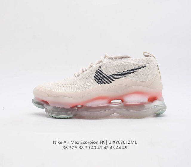 耐克 Nike Air Max Scorpion Fk 气垫缓震运动鞋厚底增高男女鞋 次世代气垫搭载全掌长气垫鞋款 而这样的配置 会带来过去所有 Air M