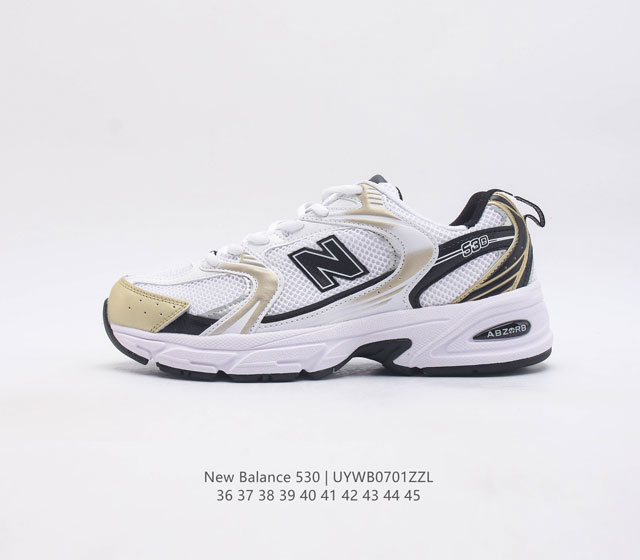 新百伦 Nb530 New Balance 530 复跑古鞋nb530这鞋双确实是nb家经复典古款式之一 以全科新技诠释 成打功造530鞋款 鞋面保在持530基