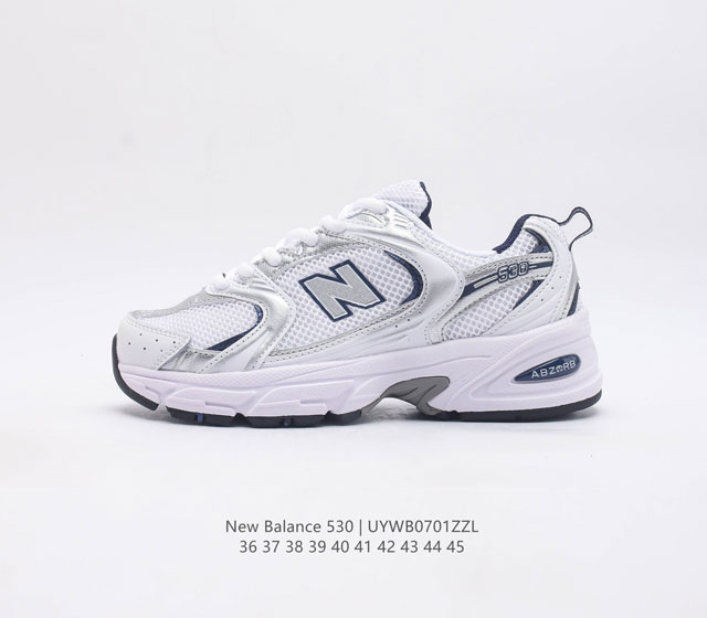 新百伦 Nb530 New Balance 530 复跑古鞋nb530这鞋双确实是nb家经复典古款式之一 以全科新技诠释 成打功造530鞋款 鞋面保在持530基