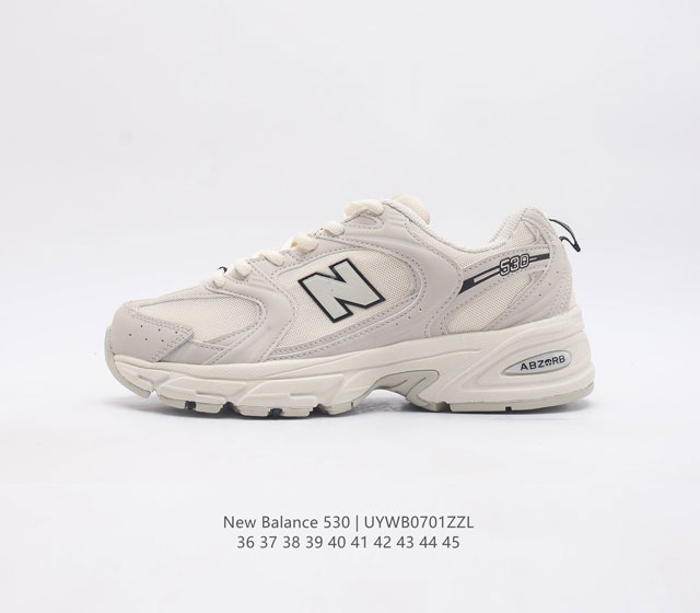 新百伦 Nb530 New Balance 530 复跑古鞋nb530这鞋双确实是nb家经复典古款式之一 以全科新技诠释 成打功造530鞋款 鞋面保在持530基