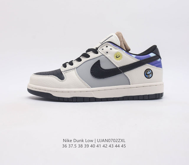 耐克nike Dunk Low 板鞋 太阳 蓝天白云 Sb系列经典百搭休闲运动板鞋加厚鞋舌的填充 使舒适性大大提升 同时也更方便穿脱中底部分则加入了脚感柔软舒适