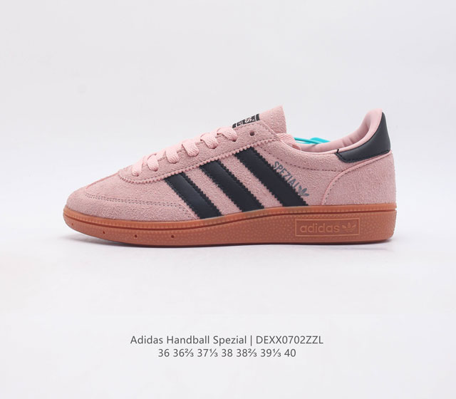 真标阿迪达斯adidas Originals Handball Spzl 手球运动员系列百搭休闲运动板鞋 货号 If6561 尺码 36 36 37 3