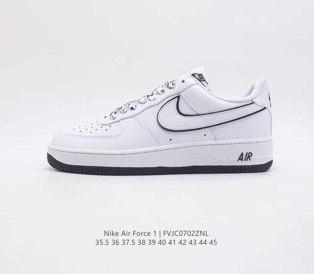 耐克 Nike Air Force 1 07 空军一号低帮百搭休闲运动板鞋 柔软 弹性十足的缓震性能和出色的中底设计 横跨复古与现代的外型结合 造就出风靡全球三