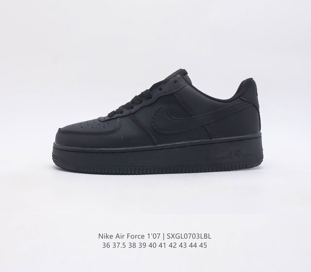 耐克nike Air Force 1 Low 空军一号 Af1 低帮百搭休闲运动板鞋 柔软 弹性十足的缓震性能和出色的中底设计 横跨复古与现代的外型结合 造就出