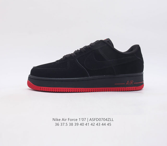 耐克nike Air Force 1 Low 空军一号 Af1 低帮百搭休闲运动板鞋 柔软 弹性十足的缓震性能和出色的中底设计 横跨复古与现代的外型结合 造就出