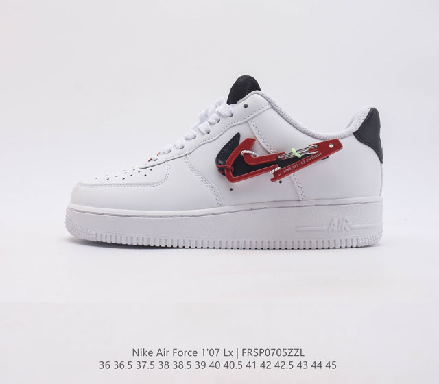 耐克 Nike Air Force 1 '07 Lx 空军一号 Af1 男女子运动鞋复古篮球鞋 巧妙结合复古美学和新潮魅力 旨在致敬 40 年来风靡世界的