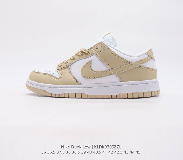 真标 耐克 Nike Dunk Low 运动鞋复古板鞋 尽情迈步 彰显个性风采 采用柔软皮革鞋面 经久耐穿 塑就如 年款 Dunk 般的复古质感 全掌型橡胶