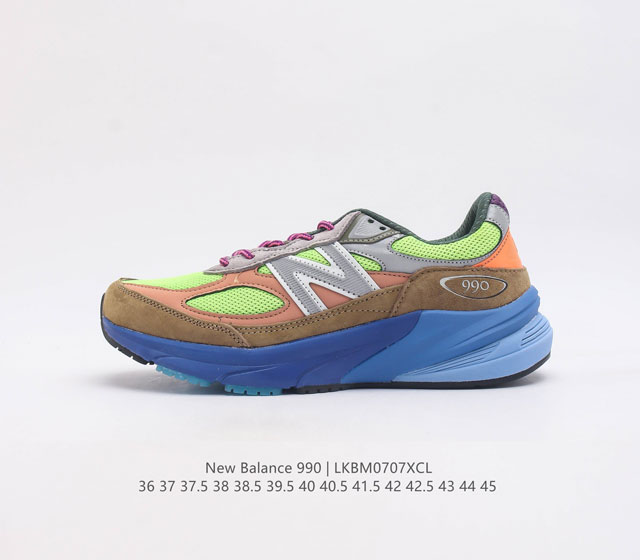 公司级new Balance 新百伦nb990V6 总统复古慢跑鞋 正确3M反光细节 原楦原纸版开发 正确6层组合底模精密开发 后跟透明tpu水晶装饰条稳固 沿