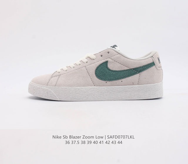 耐克nike Wmns Sb Blazer Zoom Low 开拓者sb低帮休闲运动板鞋 货号 864347-009 尺码 36-44 编码 Saf