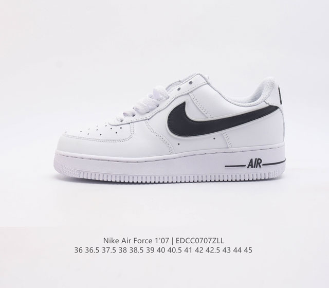 耐克nike Air Force 1 Low 空军一号 Af1 低帮百搭休闲运动板鞋 柔软 弹性十足的缓震性能和出色的中底设计 横跨复古与现代的外型结合 造就出