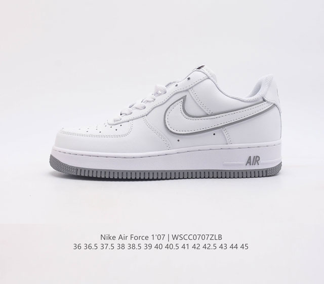 耐克nike Air Force 1 Low 空军一号 Af1 低帮百搭休闲运动板鞋 柔软 弹性十足的缓震性能和出色的中底设计 横跨复古与现代的外型结合 造就出