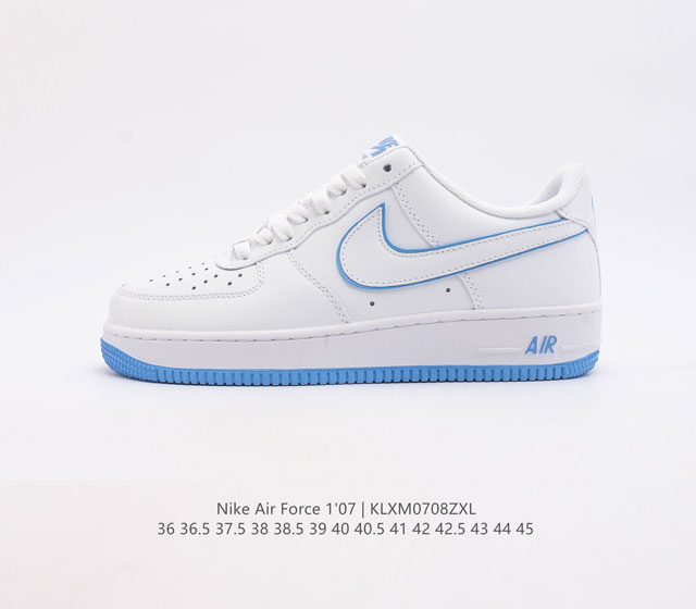 耐克nike Air Force 1 Low 空军一号 Af1 低帮百搭休闲运动板鞋 柔软 弹性十足的缓震性能和出色的中底设计 横跨复古与现代的外型结合 造就出