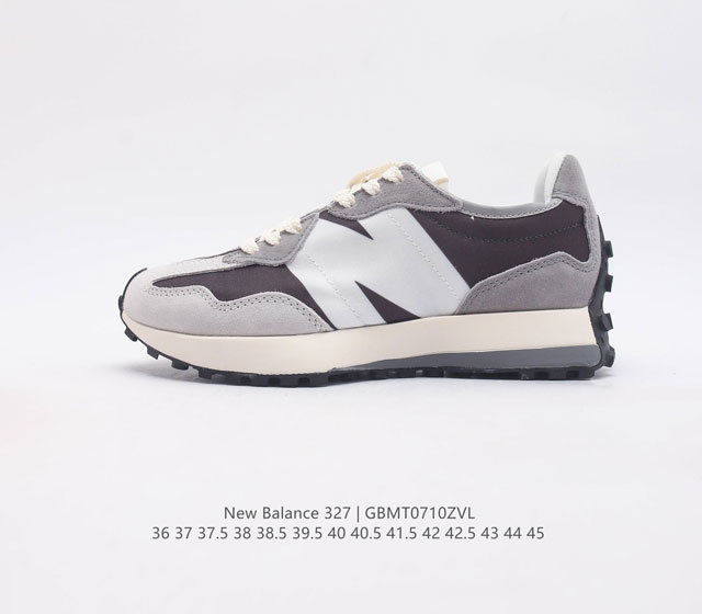 Nb 新百伦 New Balance Ms327系列复古休闲运动慢跑鞋时尚男女运动鞋 以更纯粹的复古风格设计打造的全新造型 侧身还以解构设计 将 N 字标