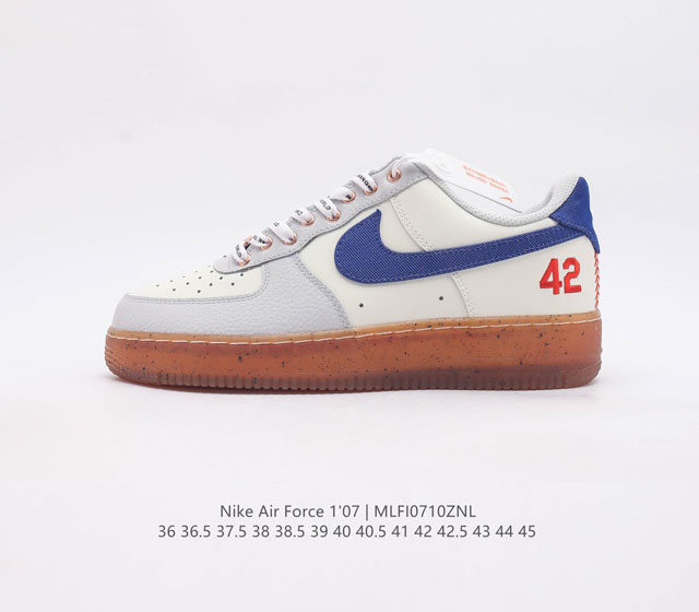 耐克 Nike Air Force 1 '07 空军一号经典篮球鞋气垫休闲运动鞋 穿上 Air Force 1 '07 运动鞋革新经典篮球鞋 助你踢踩跳跺 滑步