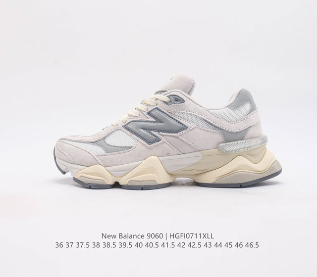 Nb 新百伦 New Balance Nb9060官方正品春季千禧小象蹄男女款9060舒适百搭老爹鞋 全新 9060 款式将经典风格与现代设计融合到日常多功