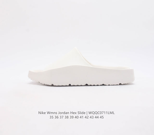 耐克 乔丹拖鞋 Nike Wmns Jordan Hex Slide Mule Sp Be Aj拖鞋 踩屎感 一体凉拖鞋一字拖厚底增高沙滩鞋 超适合夏天的清