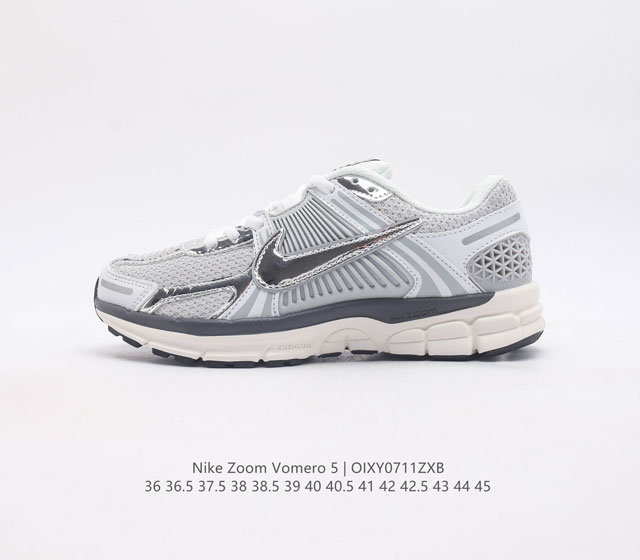 Nike 耐克夏季 Zoom Vomero 5 运动鞋休闲训练跑步鞋 Nike Zoom Vomero 5 男女子运动鞋妥帖包覆足部 提供透气支撑效果 耐穿