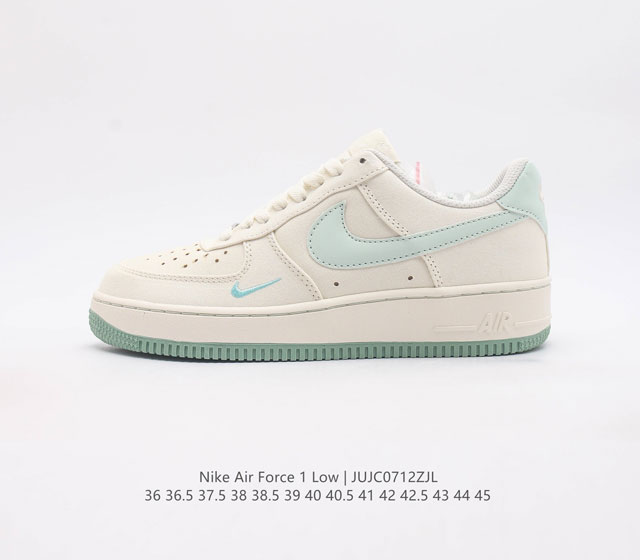 公司级耐克nike Air Force 1 Low 空军一号低帮百搭休闲运动板鞋 柔软 弹性十足的缓震性能和出色的中底设计 横跨复古与现代的外型结合 造就出风靡