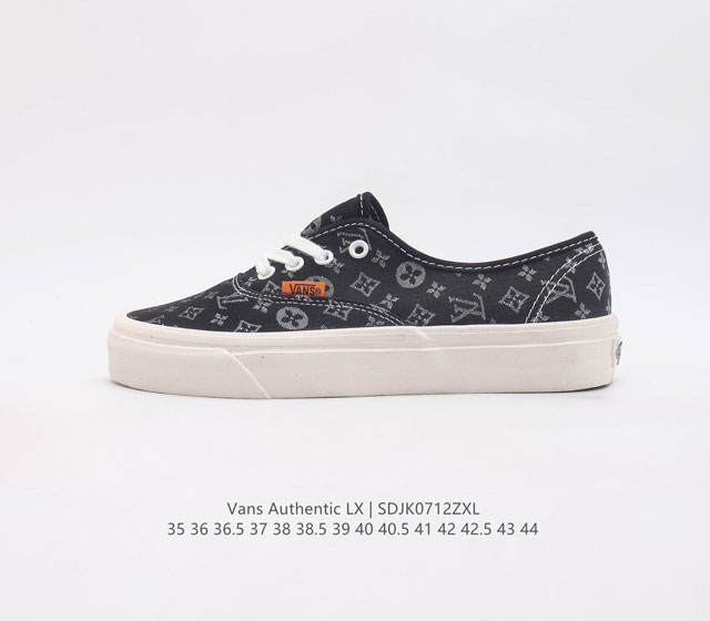 Vans 万斯 Og Authentic Lx 低帮百搭休闲lv联名帆布硫化板鞋潮男女情侣鞋运动鞋 码数 35-44 含硫化半码 编码 Sdjk0712