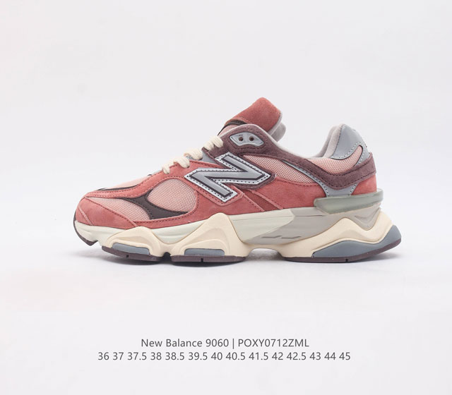 公司级 Nb 新百伦 New Balance Nb9060官方正品春季千禧小象蹄男女款9060舒适百搭老爹鞋 全新 9060 款式将经典风格与现代设计融合