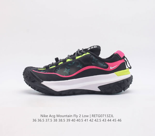 公司级nike Acg Mountain Fly 2 Low Acg山脉2代系列低帮户外登山越跑徒步休闲运动鞋 货号 Dv7903 030 尺码 36