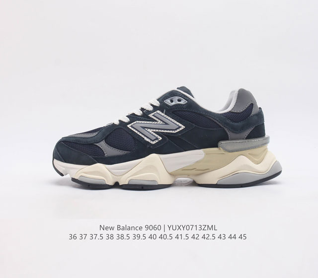 公司级 Nb 新百伦 New Balance Nb9060官方正品春季千禧小象蹄男女款9060舒适百搭老爹鞋 全新 9060 款式将经典风格与现代设计融合