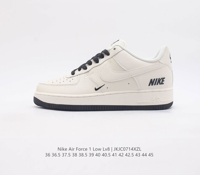 耐克 Nike Air Force 1 Lv8 系列 空军一号 Af1 运动鞋 设计灵感源自摔跤运动 助你发挥天赋 震撼全场 华丽设计搭配优质皮革面 契合