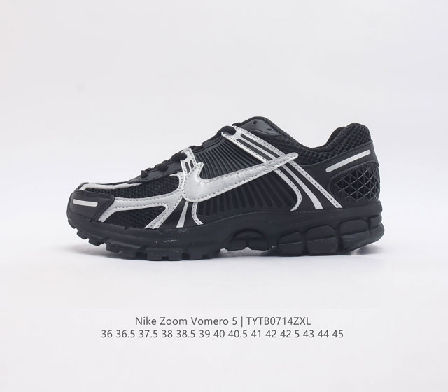 Nike 耐克夏季 Zoom Vomero 5 运动鞋休闲训练跑步鞋 Nike Zoom Vomero 5 男女子运动鞋妥帖包覆足部 提供透气支撑效果 耐穿