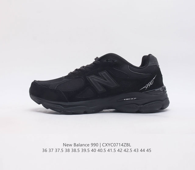 新百伦 New Balance Nb990 V3系列 高端美产990系列简约经典舒适百搭时尚复古休闲鞋缓震透气跑步鞋 该鞋款采用mcd Motion Con