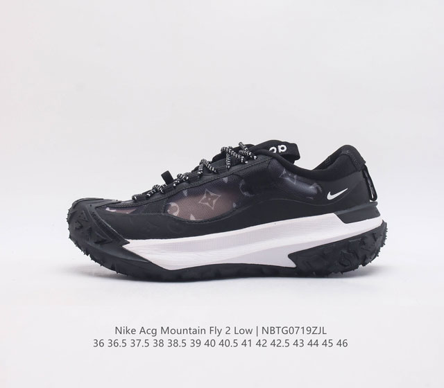 公司级nike Acg Mountain Fly 2 Low Acg山脉2代系列低帮户外登山越跑徒步休闲运动鞋 货号 Dv7910 尺码 36 36.