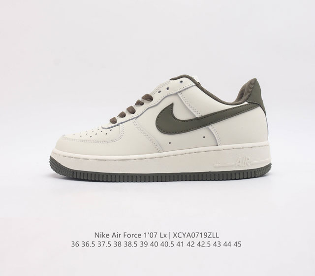 耐克 Nike Air Force 1 '07 Lx 空军一号 Af1 男女子运动鞋复古篮球鞋 巧妙结合复古美学和新潮魅力 旨在致敬 40 年来风靡世界的元